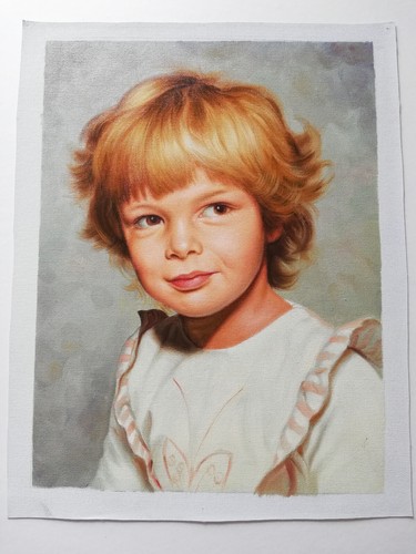 ölgemälde blonder junge - Ölgemälde,