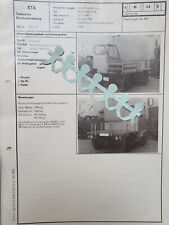 DDR Spezial KFZ Dumper WARAN 1501 F PL ab 1985 KFZ-Brief KTA Vorl. f. Zulassung