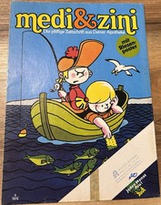 Kinderzeitschrift Zeitung Poster Tierposter Medi & Zini Medizini 8/1975