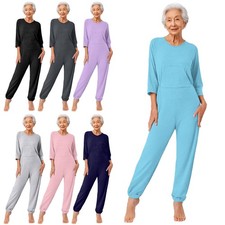 DE Damen Pflegeoverall Langarm