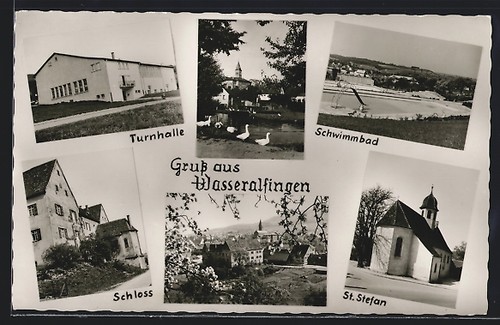 Ansichtskarte wasseralfingen - ansichtskarte,