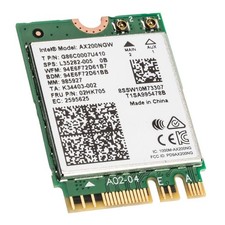 Intel Wi-Fi 6 AX200, WLAN +