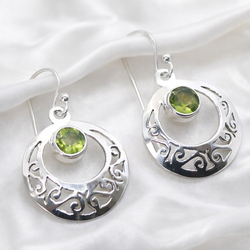 Peridot ohrringe silber 925 - peridot,