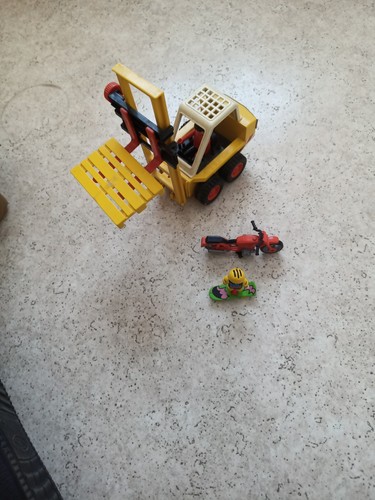 Playmobil stapler motorrad - stapler, und