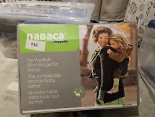 HOPPEDIZ Nabaca Babytrage Komfort Modultrage ab Geburt Bauchtrage Rückentage