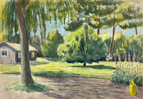 Impressionist bäume - bäume, im