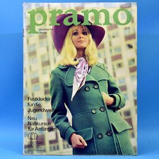 DDR Pramo Praktische Mode 2 1971 Festkleider Jugendweihe Nähkurs Schnittbogen A