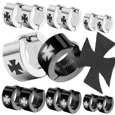 Edelstahl Creolen Klappcreolen