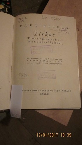 Zirkus tiere menschen - zirkus,
