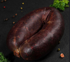 Bauernblutwurst im Naturdarm