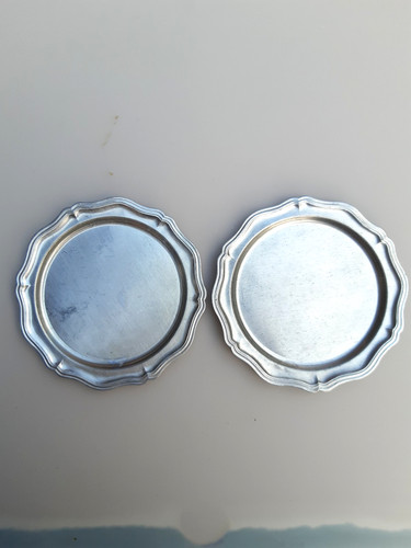 Zinnteller fein zinn 10 cm - 10,