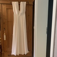kaviar gauche Brautkleid,Abendkleid Naturweiss Seide 38 mit passender Stola