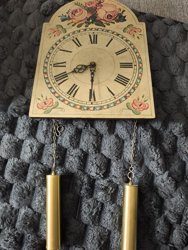 Vintage holz wanduhr - vintage, holz-wanduhr