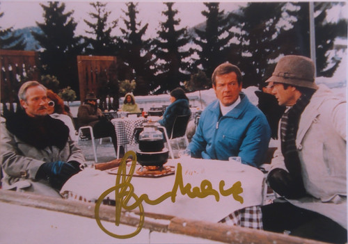 Roger moore autogramm 9x13 - (+),