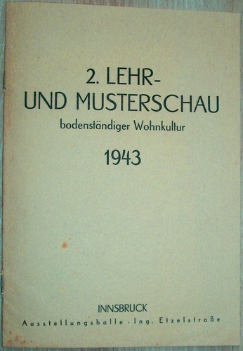 Innsbruck 1943 ausstellung - innsbruck, 1943: