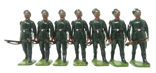 Britains 197 gurkha rifles - britains,