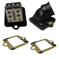Membranblock + Ansaugstutzen + Dichtung für versch. Piaggio / Gilera 50ccm 2T