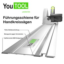 YouTOOL Führungsschiene, 140cm passend für Tauchsägen von Festool, Makita, Bosch