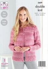 King Cole DK Strickmuster Cardigan Und Weste 5609
