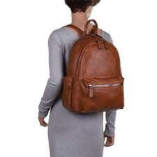 Damen Rucksack Leder Moda Italia