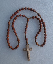 Holz Rosenkranz mit Holzkreuz
