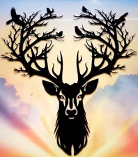 HIRSCHKOPF - BAUM METALL