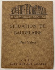 VALERY. Paul.  Baudelaire
