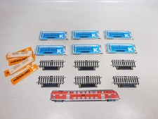 6x Märklin H0 2199 Schaltgleisstück Schaltgleis K-Gleis gerade sg+OVP #EE19-0,5