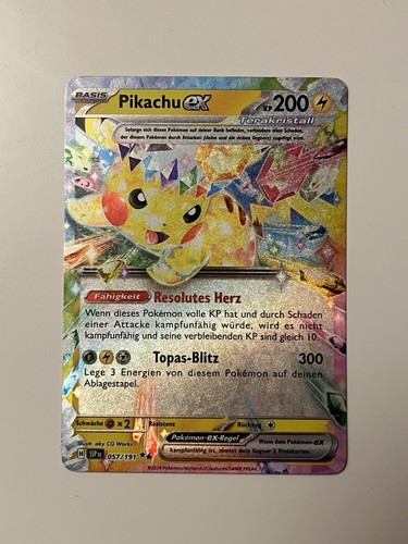 Pokemon karte pikachu ex - -,