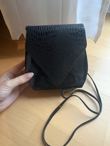 Kleine schwarze handtasche mit - kleine,