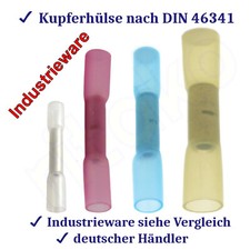 Stoßverbinder Schrumpfverbinder Kabelverbinder Quetsch wasserdicht schrumpfbar