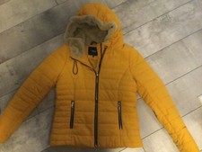 Damen Jacke Größe M Maße in den Bildern Ocker-Senf- Gelb 