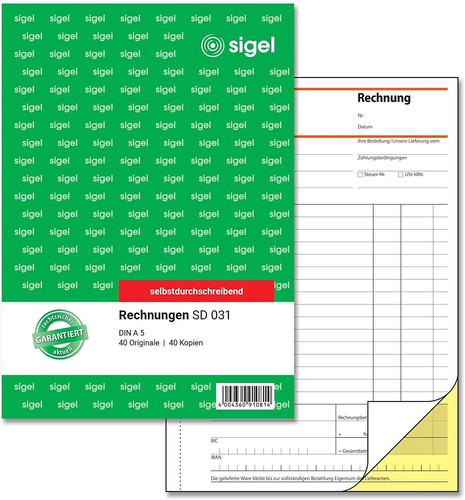 Sigel sd031 rechnungen 2x40 - sd031,