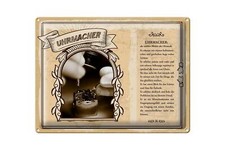 Blechschild berufe uhrmacher - blechschild,