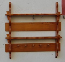 älteres Küchenregal aus Holz natur Wandregal Küchen Regal Board 75cm breit