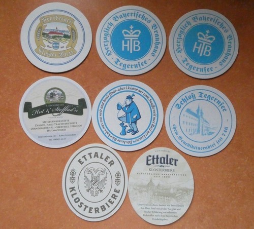 Bierdeckel coaster ettal - coaster,,