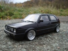 1:18 VW Golf 2 Fire & Ice Tiefer Tuning mit 15 Zoll BMW BBS Echt Alu Felgen