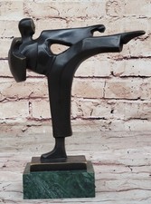 100 echt bronze statue karate - 100%,