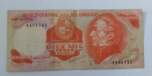 Banknoten uruguay 10000 - banknoten,