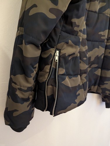 Camouflage übergangsjacke mit - camouflage,