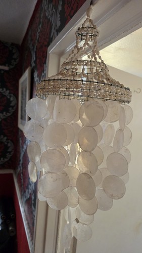 Capiz shell pendelleuchte - capiz,