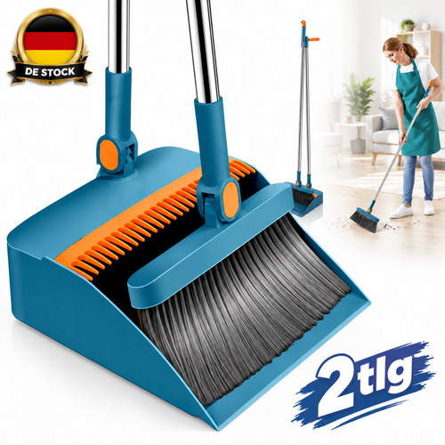 Besen und kehrblech - und,