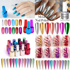 Metall Nagellack Super Shine Chrom Spiegel Farbe Effekt Kunstkunst Top Lac  ▽