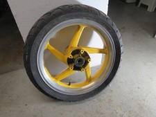 Aprilia RS 125 MP Hinterrad Felge hinten 4,0x17 5-Speichen gelb poliert GS