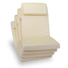 DIVERO 4-er Set Sitzauflage