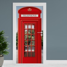 Türfolie "Telefonzelle"