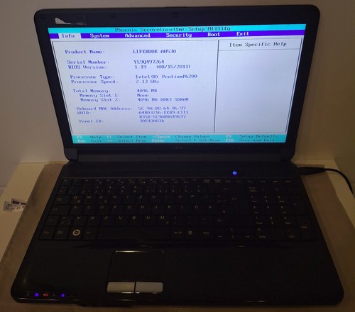 Fujitsu siemens lifebook - lifebook, ah530