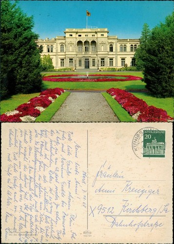 Ansichtskarte bonn villa - bonn,