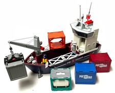 Playmobil * Hafen * 70769 * großes Containerschiff / Frachtschiff mit Ladekran