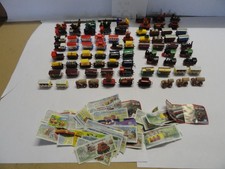 Ferrero - Konvolut Eisenbahnen - 75 Teile + 40 Bpz